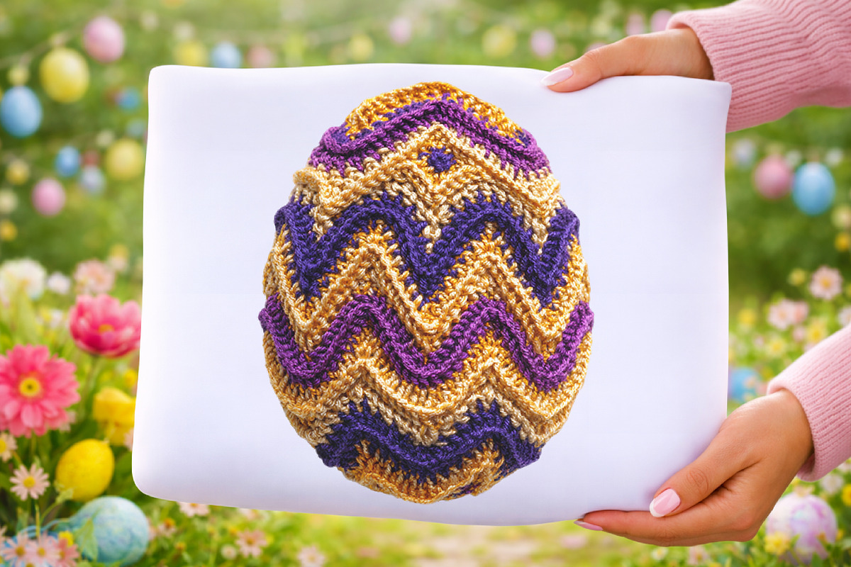 Easter Faux Crochet PNG Bundle, a Texture Illustration by RobertsArt (Photo 8 of 9)