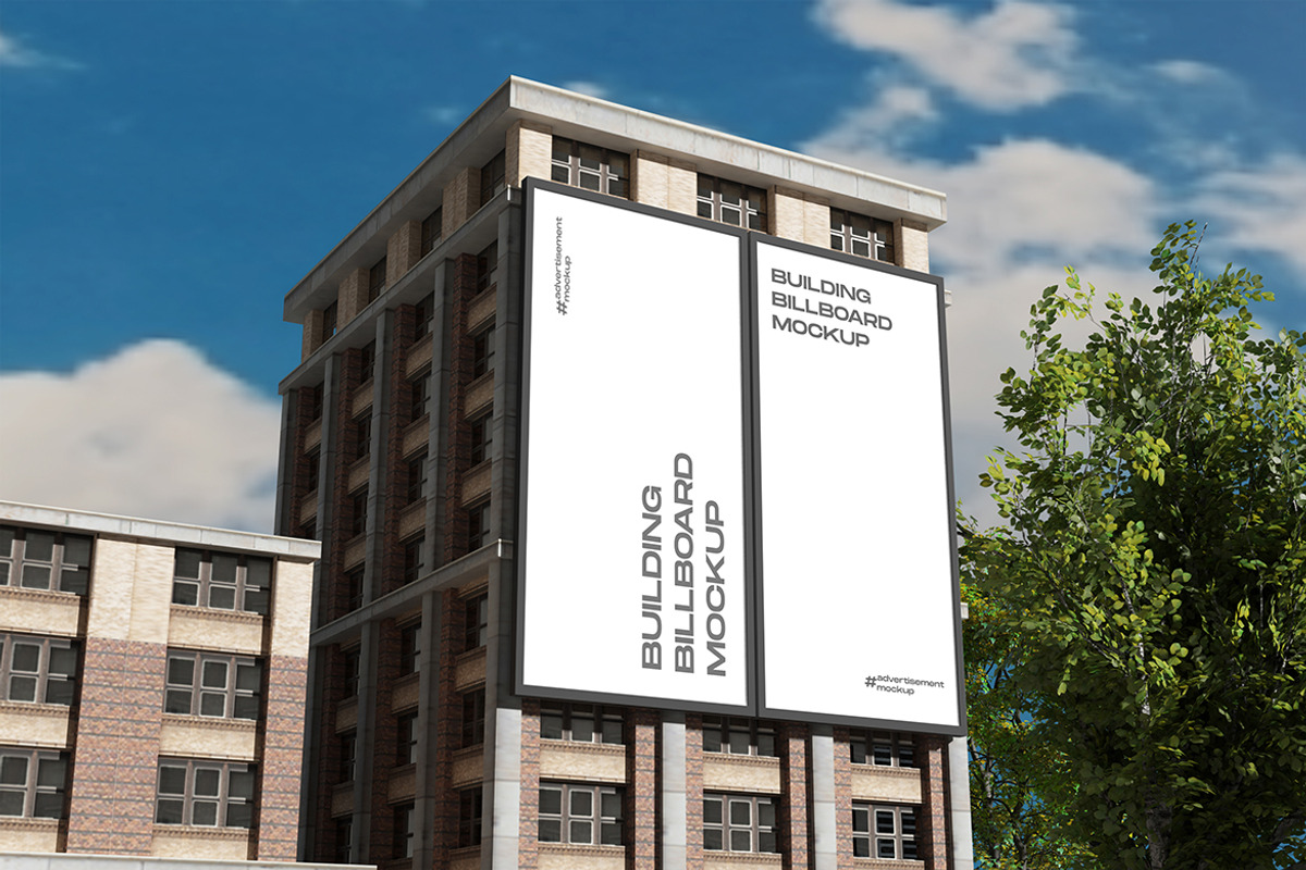 Realistic Building Billboard Mockup, an Advertising Mockup by My Code Std (Photo 5 of 6)
