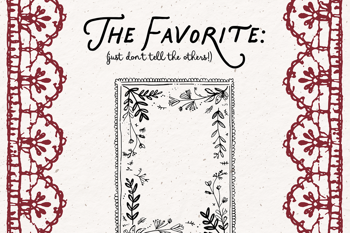 Cottagecore Borders, Frame Set, an Object Illustration by The October Creative (Photo 5 of 6)