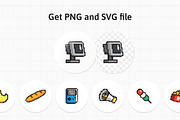 Arcade & Game Pixeled Art, a Technology Illustration by Illustrava (Thumbnail 6 of 8)