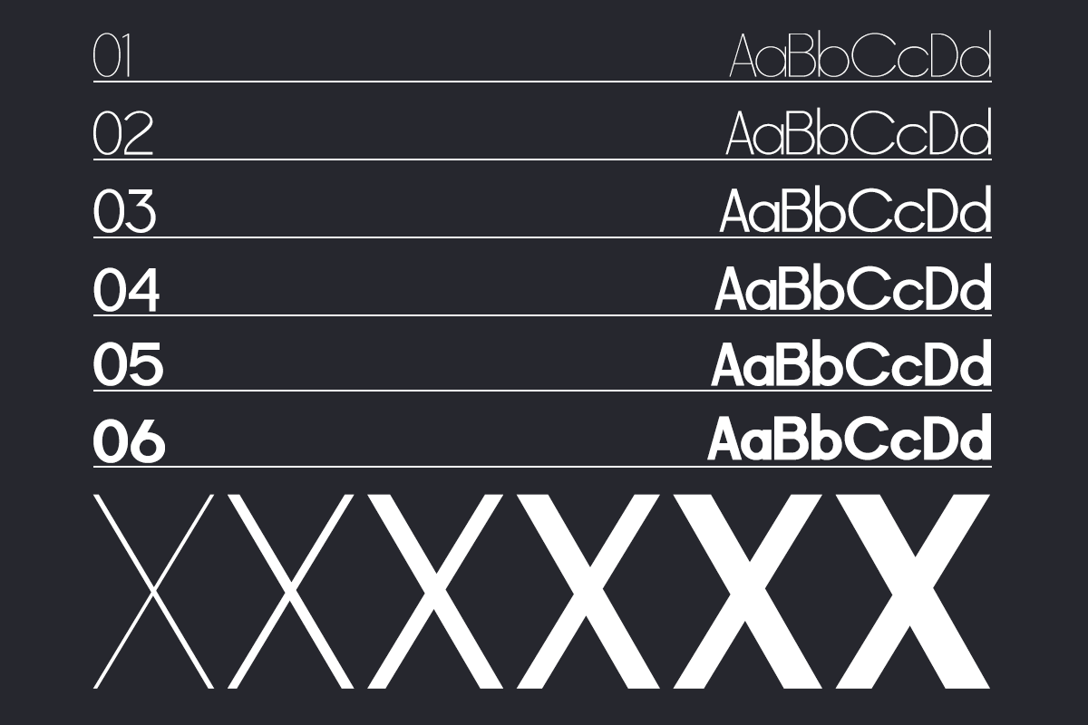 Raxogen - Geometric Variable Font, a Sans Serif Font by Font Liner (Photo 3 of 13)
