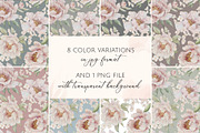 ROMANTIC PEONIES watercolor set, a Decorative Illustration by Yuliia Lashevska (Thumbnail 13 of 14)