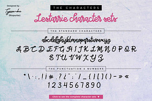 Lestarrie Monoline Font