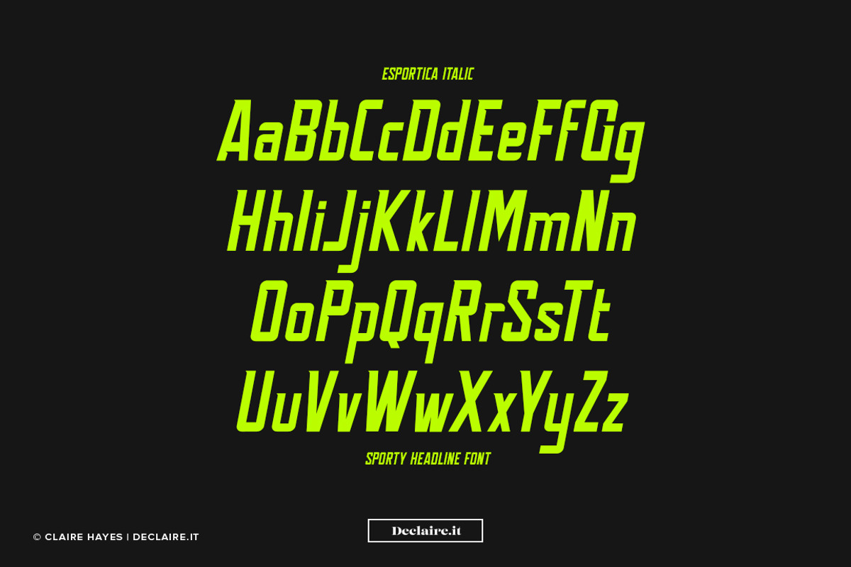 Esportica Italic preview 3