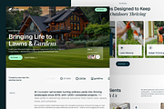 GreenSpire — Landscaping Figma, an UI Kit Template by Pentaclay (Thumbnail 1 of 4)