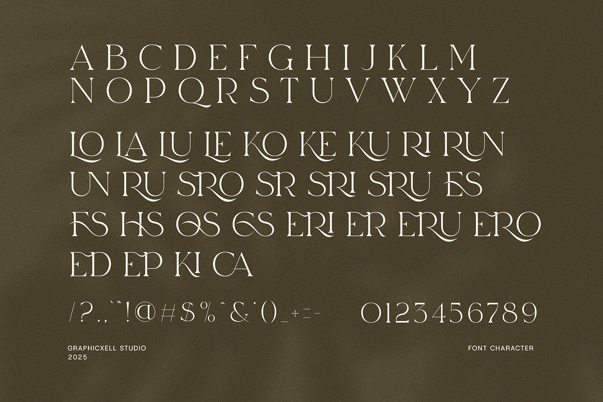 Merilo Elegant Serif Font, a Serif Font by Graphicxell (Photo 7 of 8)