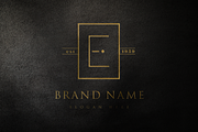 E letter MINIMAL VINTAGE LOGOS, a Branding & Logo Template by Hamed Studio (Thumbnail 5 of 6)