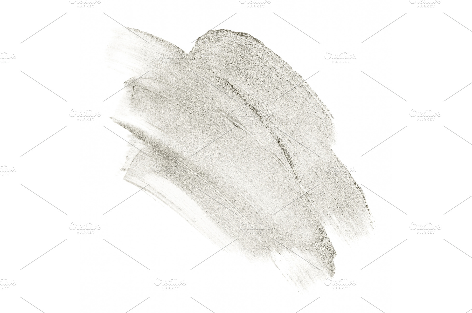 Silver paint brush strokes abstract, an Abstract Photo by Anna Efetova