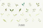 Hand painted watercolour florals, a Texture Illustration by Desert Rose (Thumbnail 7 of 9)