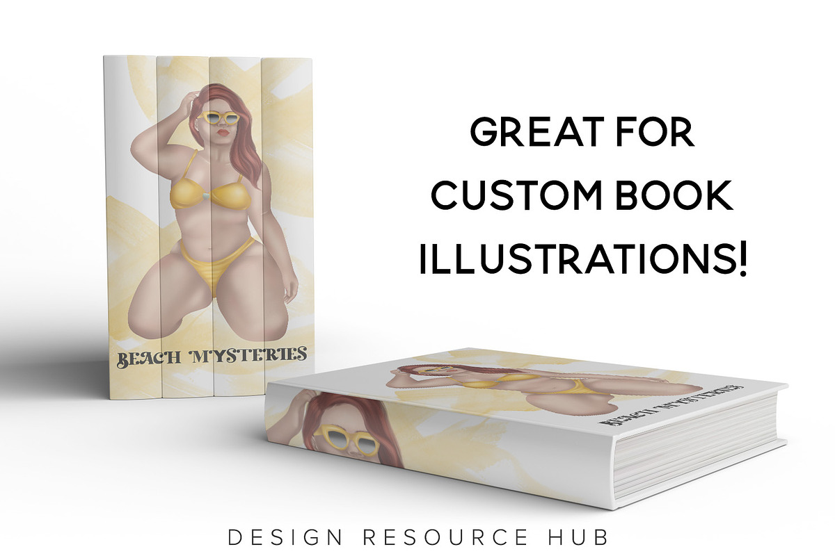 Procreate Drawing Guide: Curvy Girls, a Shape Add-On by Design Resource Hub (Photo 9 of 10)