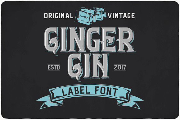 Ginger Gin typeface preview 7