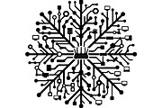 Abstract technology and network, a Technology Illustration by abu67222 (Thumbnail 2 of 13)