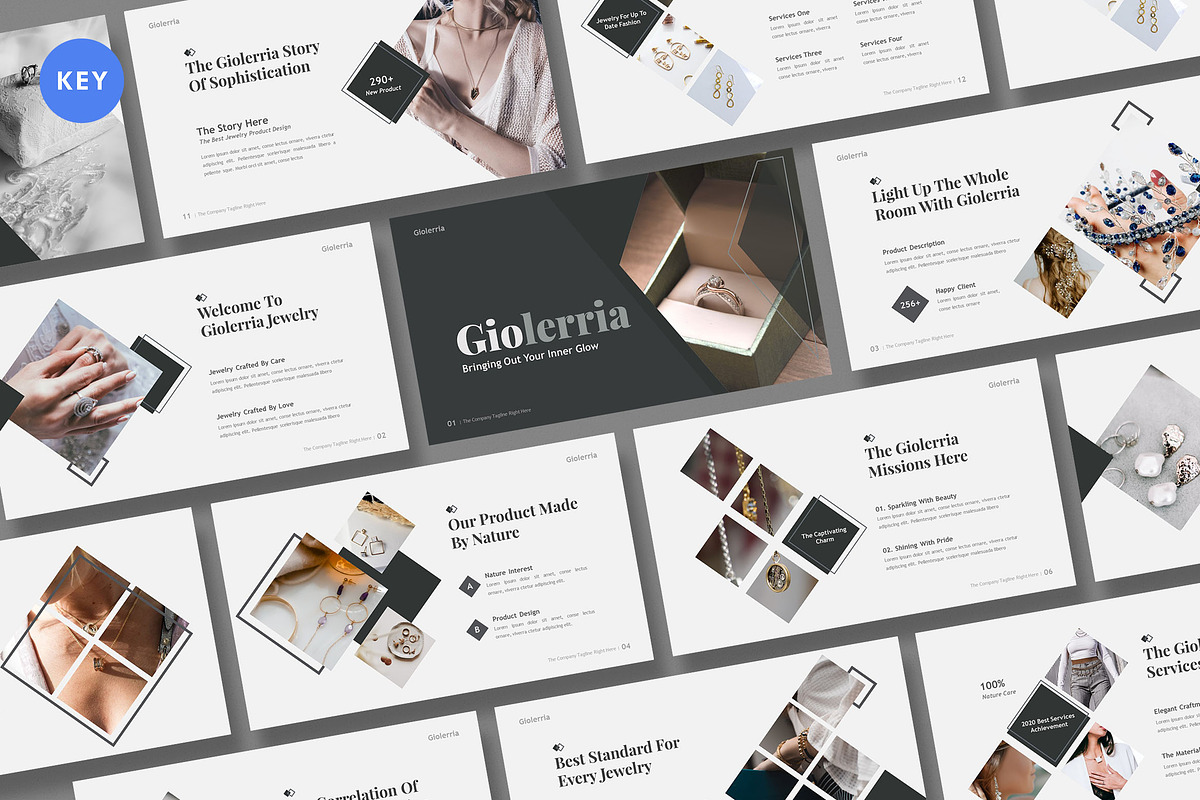 Giolleria - Jewelry Keynote, a Presentation Template by kerismaker (Photo 1 of 5)