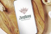 Floral Zen Brand Mark | Canva & AI, a Branding & Logo Template by Elibee (Thumbnail 5 of 6)