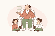Vibrant Senior Life Illustration, an Object Graphic by Jump Studio (Thumbnail 3 of 12)