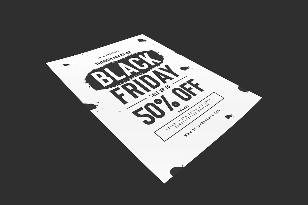 Black Friday Flyer, a Flyer Template by lilyshop (Photo 2 of 2)
