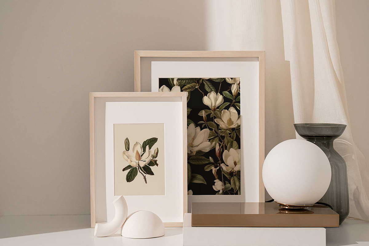 Magnolia - botanical illustrations, a Decorative Illustration by AI Crafted Magnolia (Photo 6 of 11)