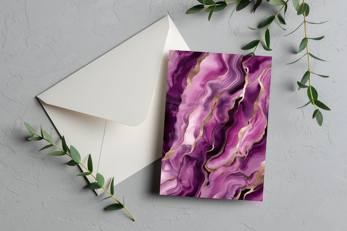 Mulberry Marble Textures, a Texture Graphic by Artful Assets Boutique (Photo 4 of 4)