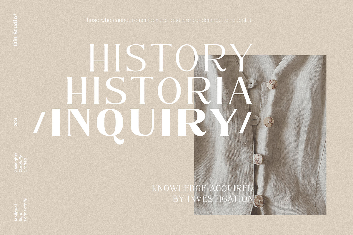 Miguel, a Serif Font by din-studio.com (Photo 3 of 11)