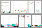 Weekly Planners. EPS & JPEG, a Stationery Template by Lera Efremova (Thumbnail 4 of 10)