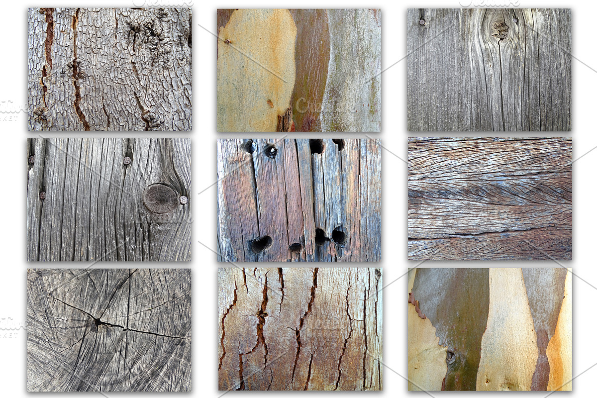 NATURAL WOOD TEXTURES, a Texture Graphic by AnimadDesign (Photo 2 of 7)