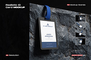 Realistic ID Card Mockup, an Advertising Mockup by My Code Std (Thumbnail 1 of 5)
