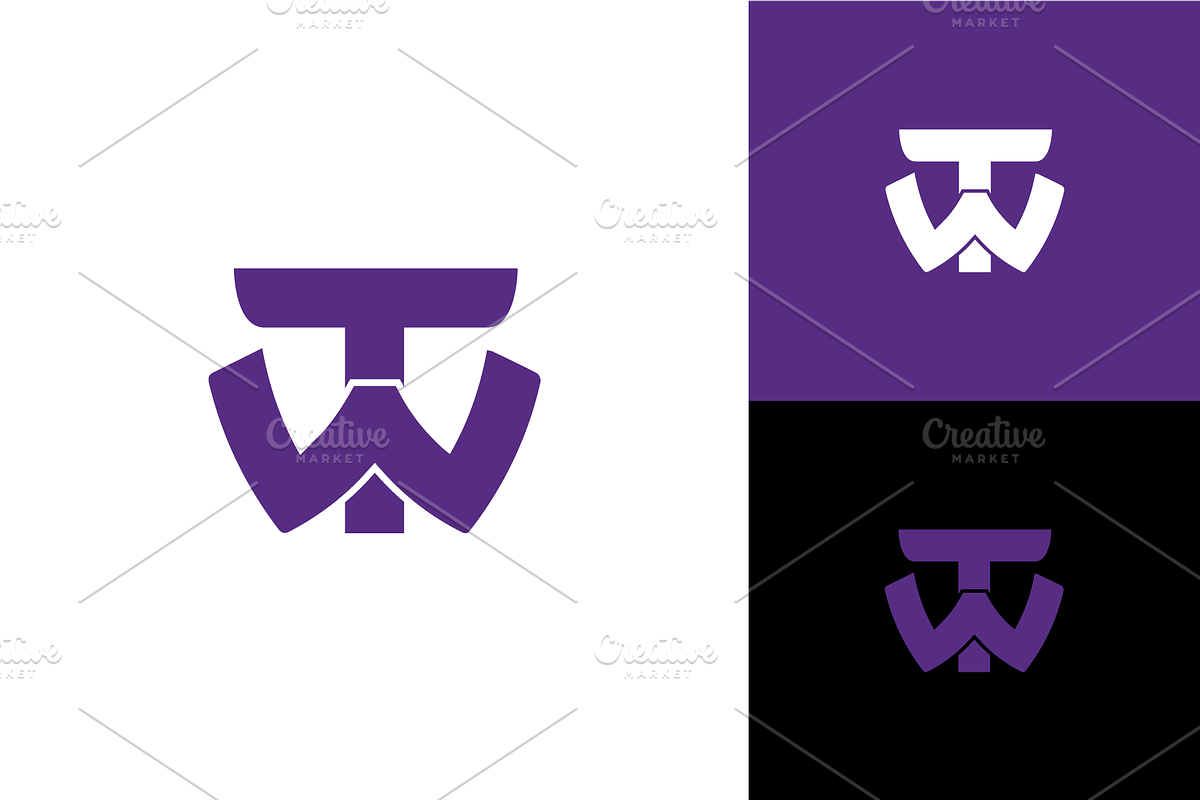 Logo TW Simple Modern, a Branding & Logo Template by zaqilogo