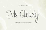 Ms Cloudy | Modern Calligraphy Scrip, a Handwritten Font by Roni Studio (Thumbnail 1 of 5)
