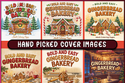 Bold and Easy Gingerbread Bakery, a Seasonal Illustration by Ink Gallery (Thumbnail 3 of 4)