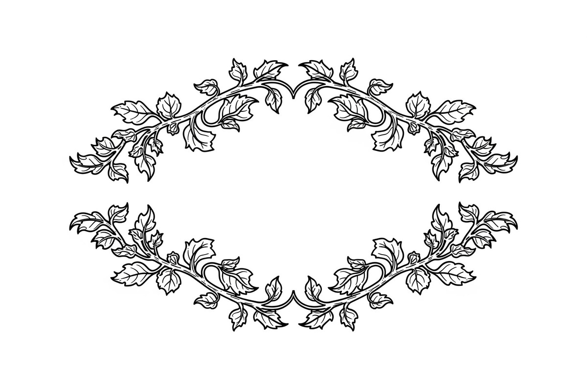 Floral Frame Ornament Vector Bundle, an Illustration by Designs_River (Photo 17 of 51)