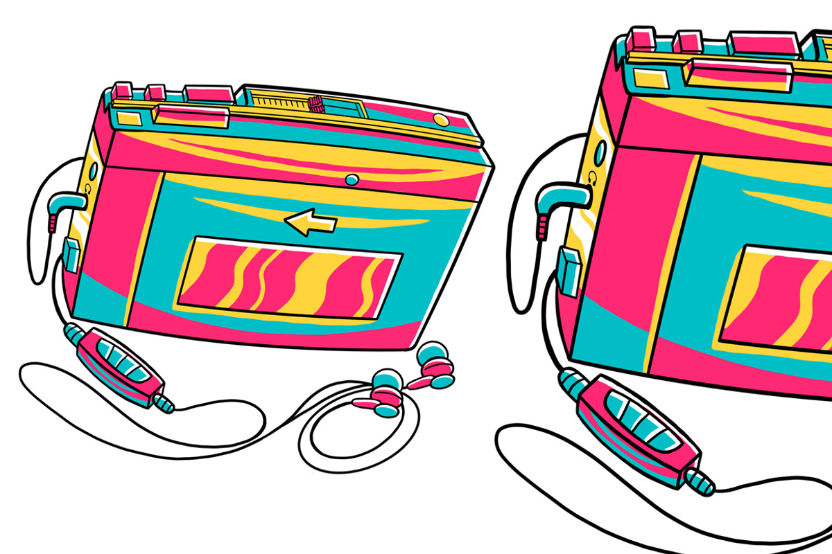 Walkman (90's Vibe) Vector, an Object Graphic by MEDZ (Photo 3 of 3)