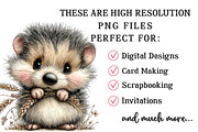 Animals with Wheat PNG Clipart Set, a Seasonal Illustration by OK Design (Thumbnail 6 of 6)