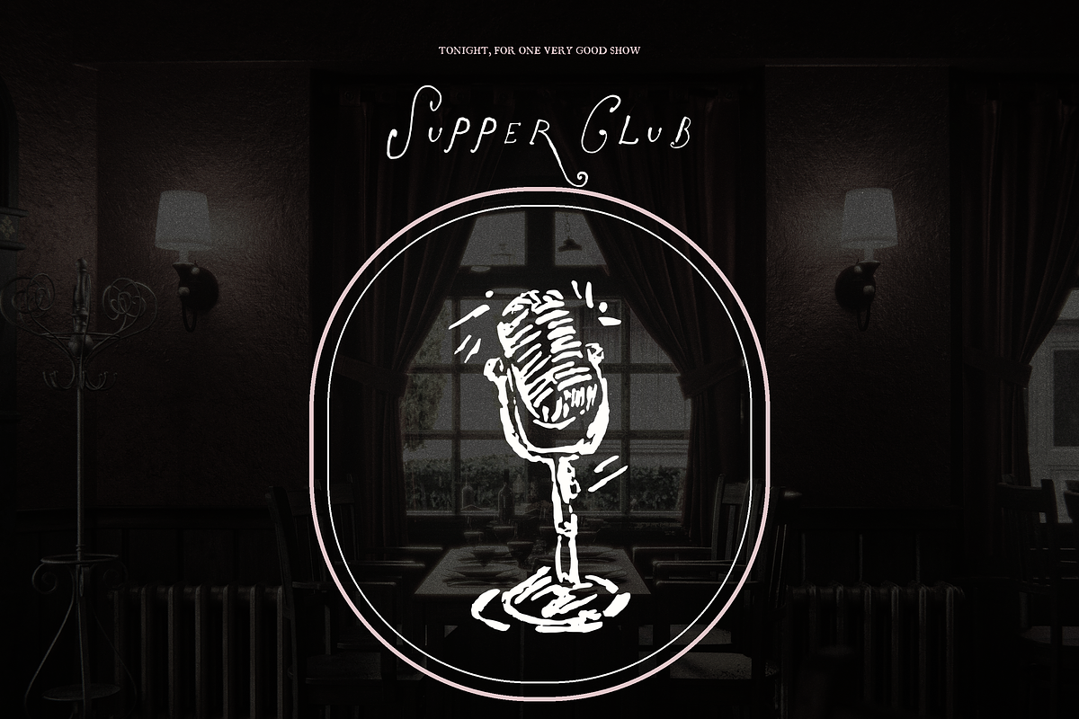 Dinner Party Clipart, Supper Club, a Food Illustration by The October Creative (Photo 13 of 13)