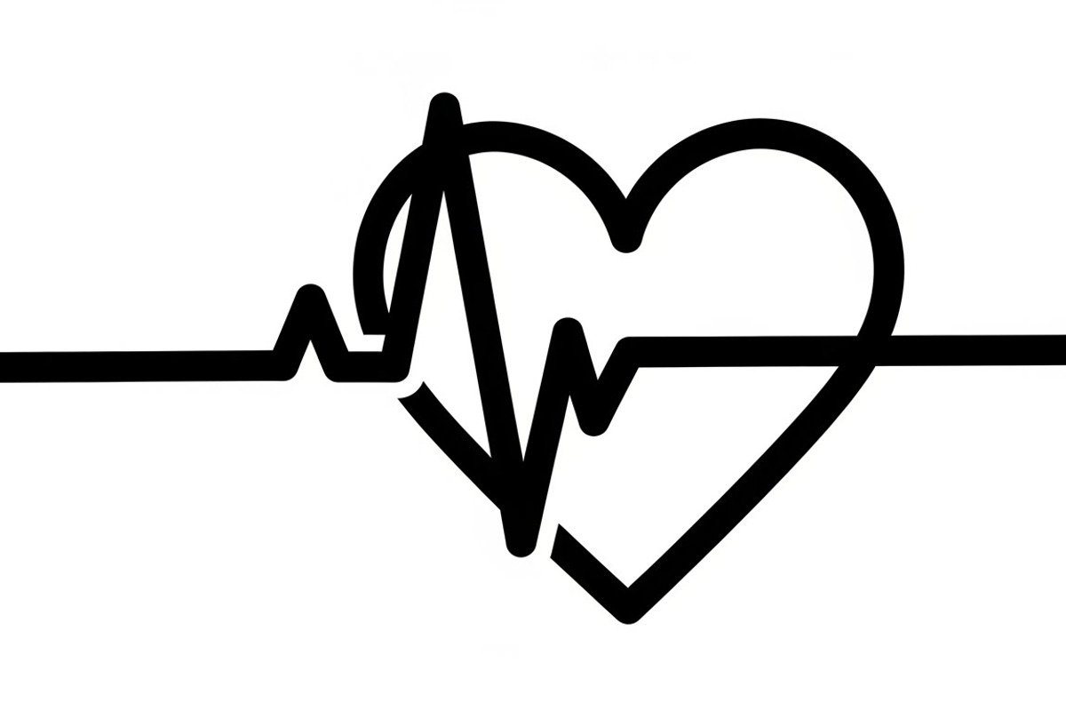 Modern heartbeat symbol icon vector, an Illustration by Amazin_art (Photo 9 of 20)