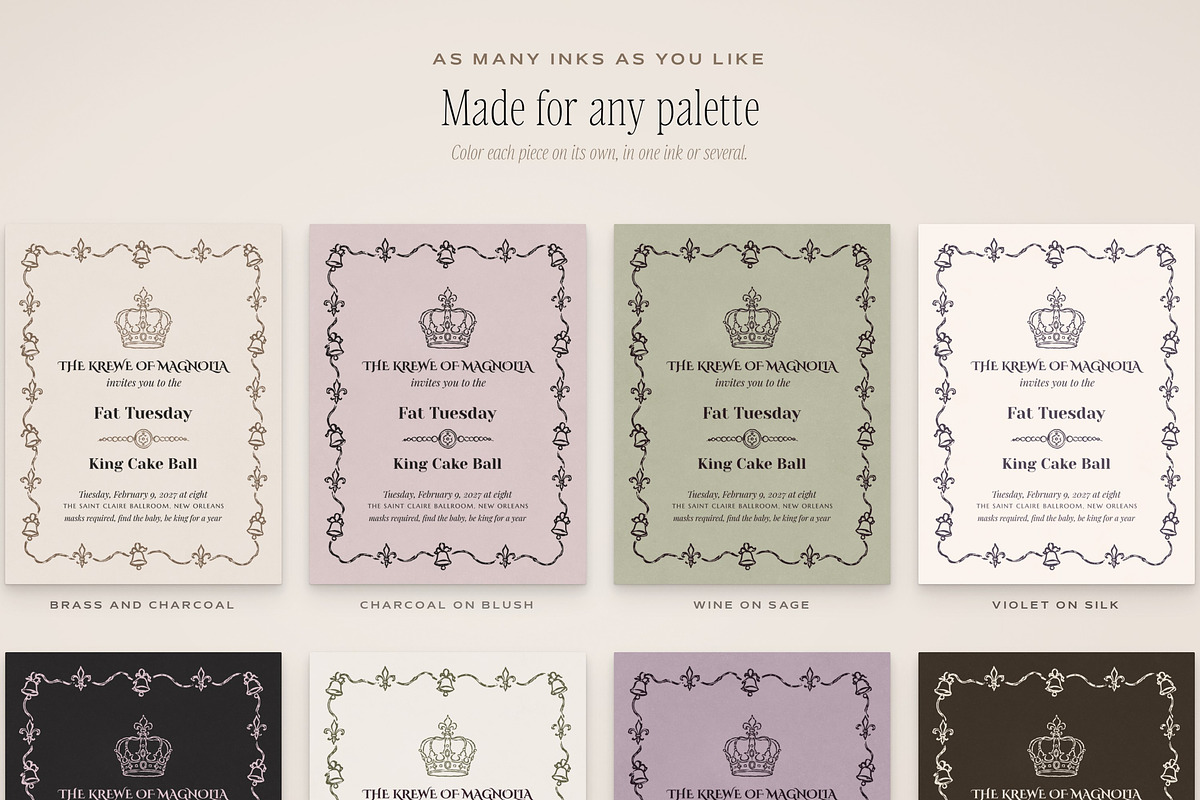 Holiday Party Invite Creator Bundle, an Object Graphic by The October Creative (Photo 8 of 24)