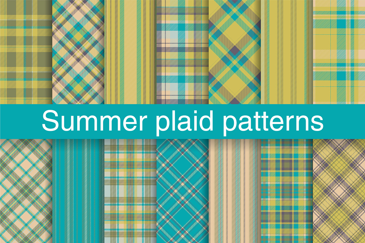 #118 Summer Patterns for Vacation, a Pattern Graphic by Plaid4You (Photo 1 of 10)