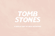 Tombstones Display Font, a Sans Serif Font by Beck McCormick (Thumbnail 1 of 10)