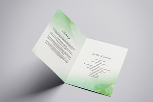 Printable Funeral Program Template