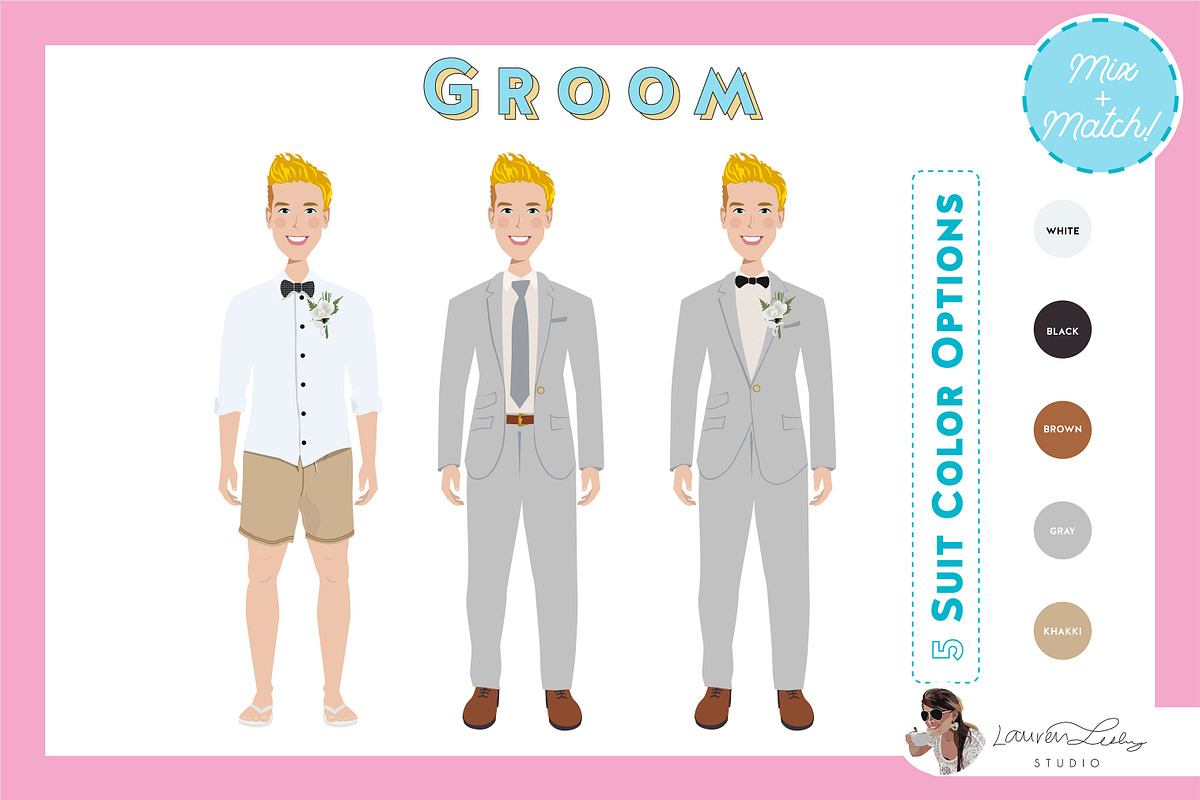 Wedding Portrait Creator, an Illustration by Lauren Lesley Studio (Photo 10 of 37)