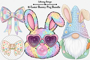 Easter Bunny PNG Clipart Bundle, an Illustration by GatewayDesign (Thumbnail 1 of 4)