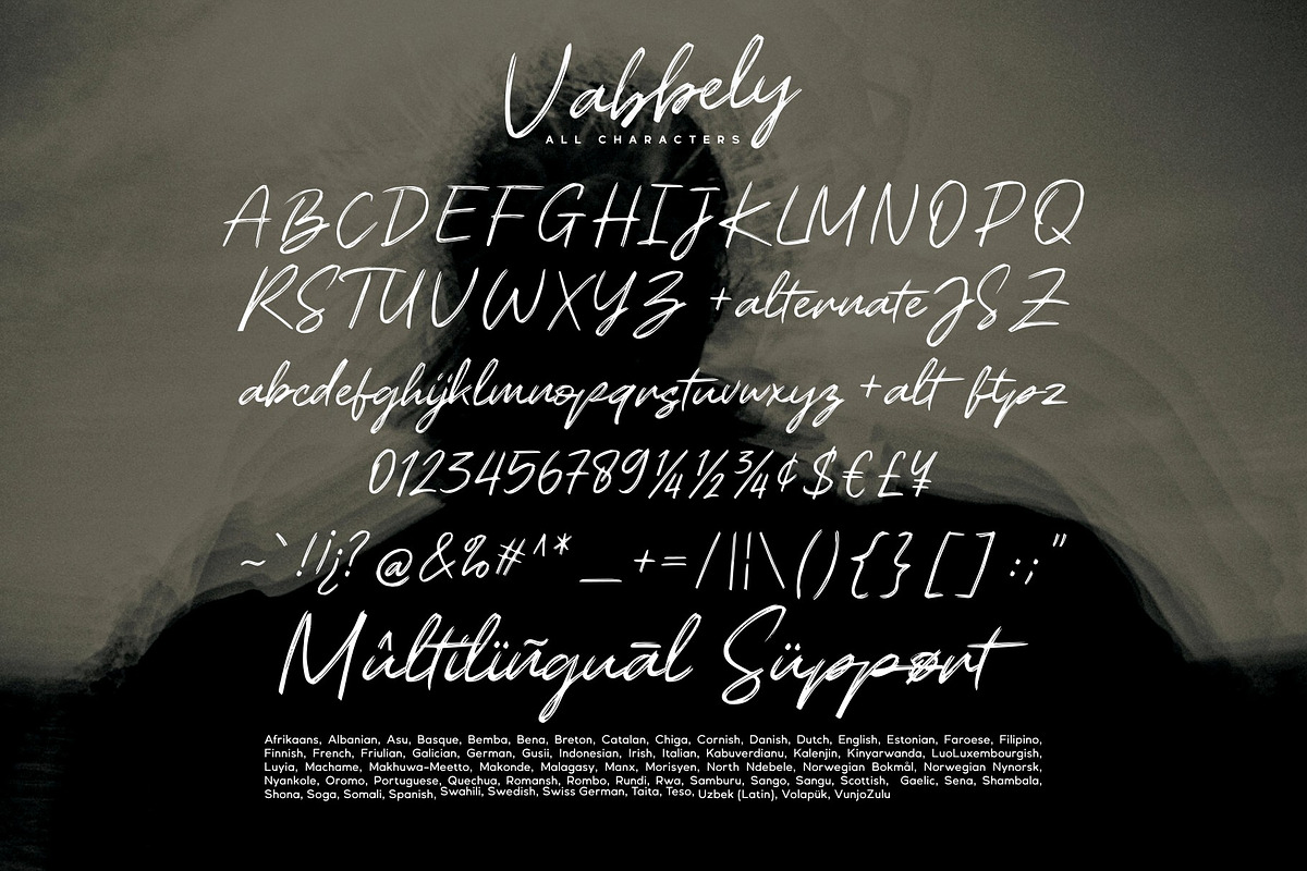 Vabbely / Brush Textured Typeface, a Script Font by Java pep (Photo 14 of 14)