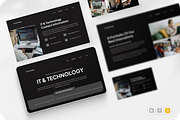 IT & Technology Google Slide, a Presentation Template by Annora Studio (Thumbnail 1 of 5)