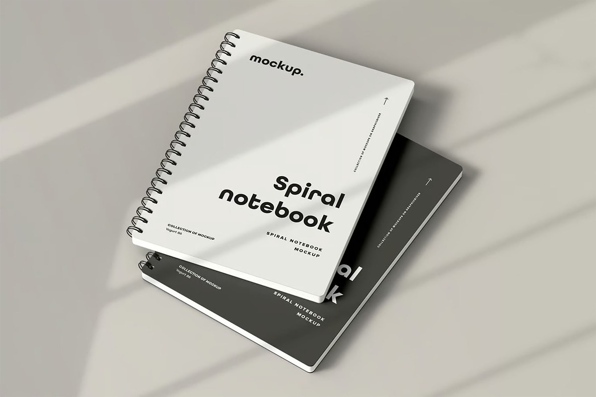 Spiral Notebook Mock-up, a Product Mockup by zippypixelstudio (Photo 15 of 15)