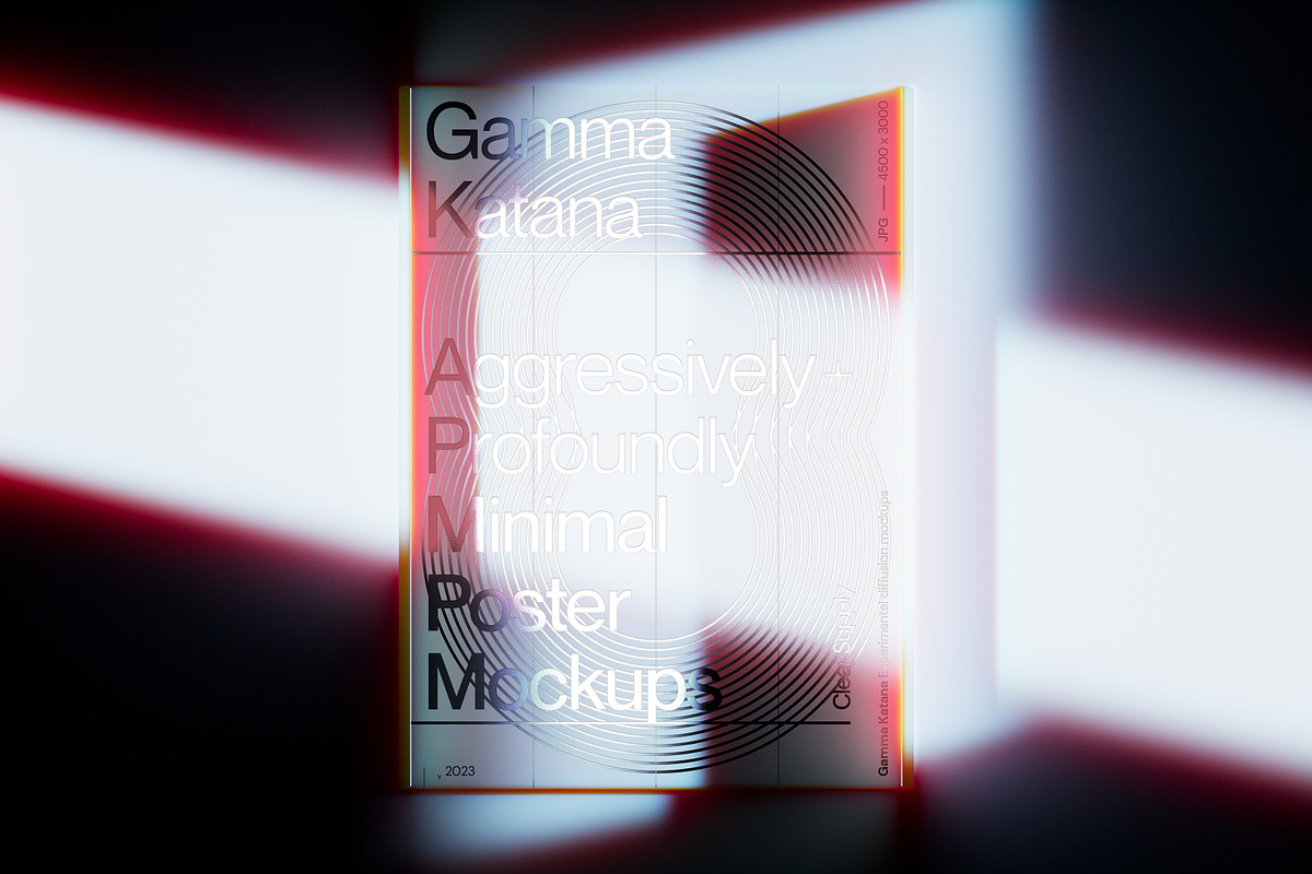 Gamma Katana, an Advertising Mockup by Clear Supply (Photo 2 of 17)