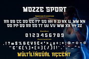 Mozze Sport - Strength Display Font, a Font by Bayuktx (Thumbnail 8 of 8)