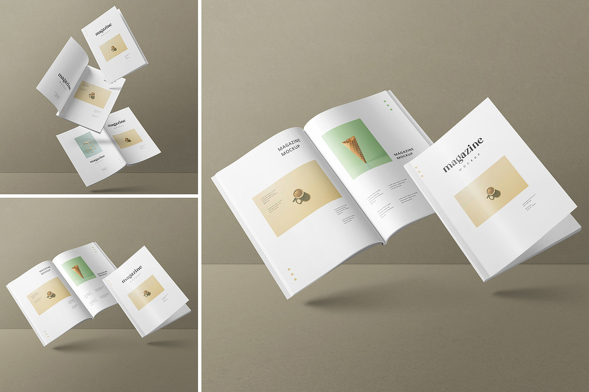 Magazine Mockup, a Product Mockup by DesignNeutrons (Photo 1 of 4)