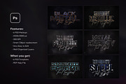 Black Metal Text Effects, a Layer Style Add-On by Andrew Skoch Design (Thumbnail 2 of 8)