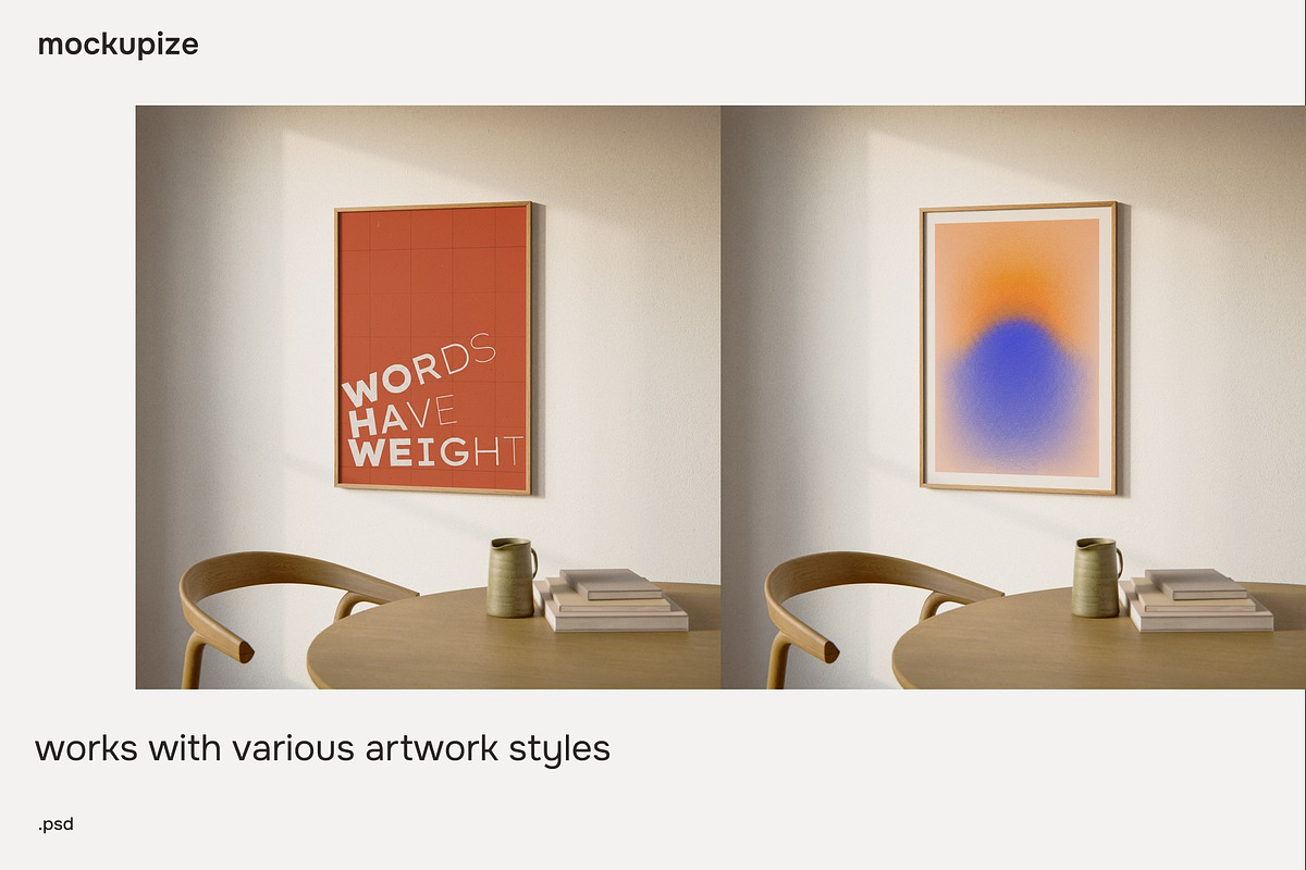 5x7 Dinner Table Frame Mockup, a Household Mockup by mockupize (Photo 6 of 7)