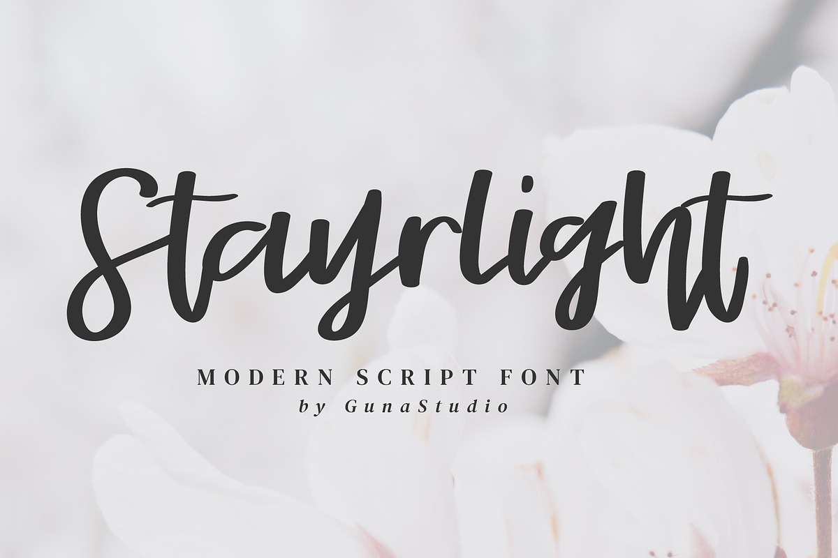 Stayrlight Modern Script Font