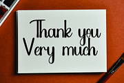 Simple Calligraphy, a Handwritten Font by InermediaSTUDIO (Thumbnail 4 of 7)